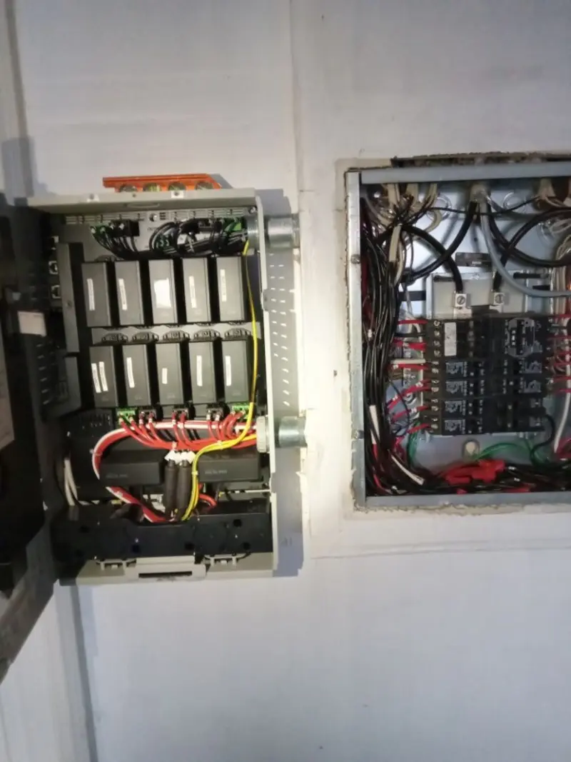 Electrical panel upgrade completed for Commercial Electrician Services in Hillandale